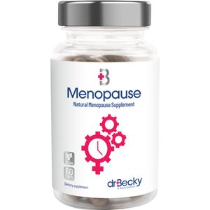 Dr Becky Menopause Natural Menopause Supplement Overgang Balans  60 Vegan Capsules