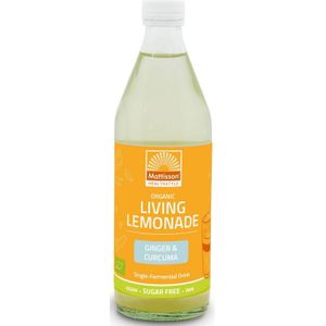 Mattisson Living lemonade ginger & curcuma bio  500 Milliliter