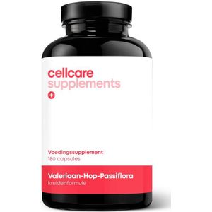 Cellcare Valeriaan-hop-passiflora  180 Vegetarische capsules