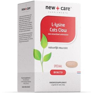 New Care L-Lysine cats claw  120 tabletten