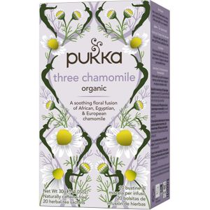 Pukka Three chamomile bio  20 zakjes