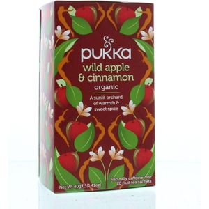 Pukka Wild apple & cinnamon bio  20 zakjes