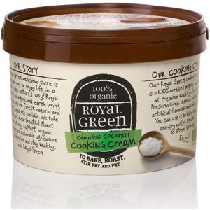 Royal Green Kokosolie cooking cream ontgeurd/odourless 2500ml (voordee