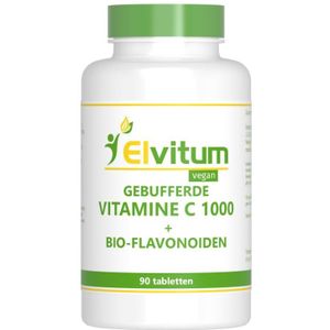 Elvitum (voorheen Elvitaal) Gebufferde vitamine C 1000mg  90 tabletten