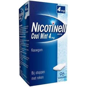 Nicotinell Kauwgom cool mint 4 mg  96 stuks