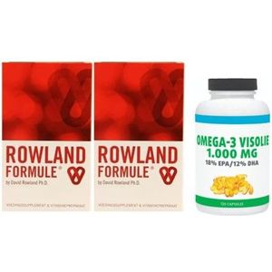 Marma Rowland formule Duo-pak 2x 300 tabletten met gratis Gezonderwinkelen Visolie 120 capsules