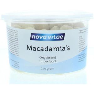Nova Vitae Macadamia ongebrand raw  250 gram