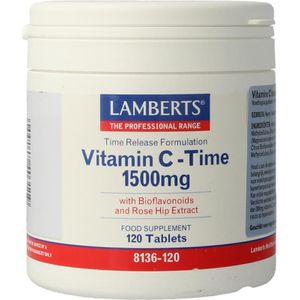 Lamberts Vitamine C 1500 Time release & bioflavonoiden  120 tabletten