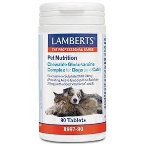 Lamberts Glucosamine kauwtabletten voor hond en kat  90 tabletten