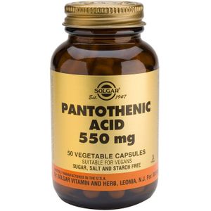 Solgar Pantothenic Acid (Pantotheenzuur) 550 mg  50