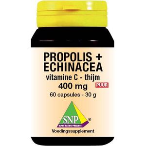 SNP Propolis+echinacea - thijm- vitamine C 400mg puur  60 capsules