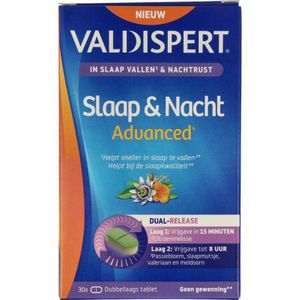 Valdispert Slaap & nacht advanced  30 Tabletten