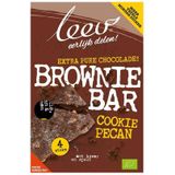 Leev Cookiebar brownie, pecan & granen bio  140 gram