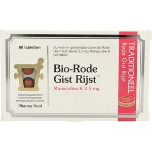 Pharma Nord Bio-Rode Gist Rijst Monacolina K 2,5mg  60 tabletten