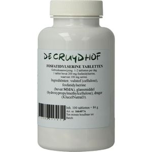 Cruydhof Fosfatidylserine 200mg  100 tabletten
