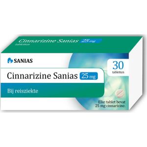 Sanias Cinnarizine 25 mg  30 tabletten