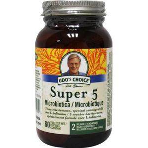Udo s Choice Super 5 Microprobiotic  60 tabletten