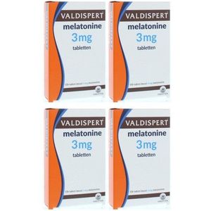 Valdispert Melatonine 3mg vier-pak 4x 30 tabletten