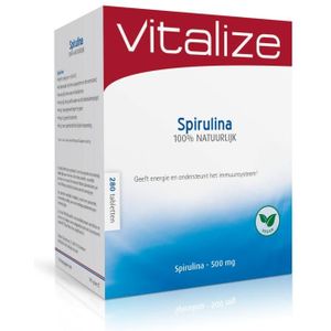 Vitalize Spirulina 500mg 100% nat vital  280 tabletten