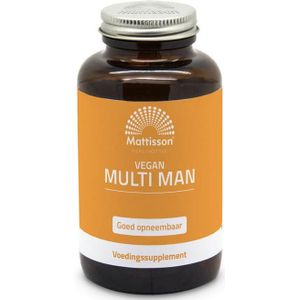 Mattisson Multi man vegan - goed opneembaar  60 Vegetarische capsules