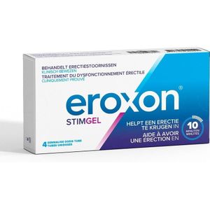 Eroxon Stim gel, Helpt een erectie krijgen in 10 minuten  4 tubes