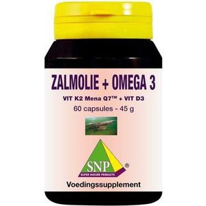 SNP Zalmolie & vit. K2 mena Q7 & vit. D3 & vit. E  60 capsules