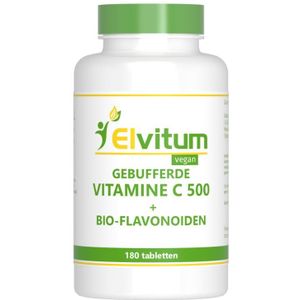 Elvitum (voorheen Elvitaal) Gebufferde vitamine C 500mg  180 tabletten