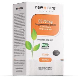 New Care Vitamine D3 75mcg  100 capsules