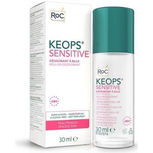 ROC Keops deodorant roll on sensitive skin  30 Milliliter