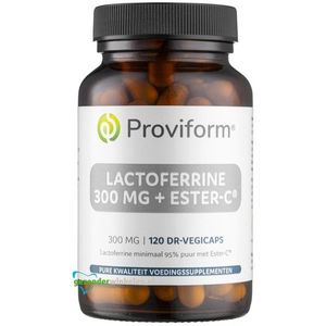 Roviform Lactoferrine puur 300mg + ester C  120 Vegetarische capsules