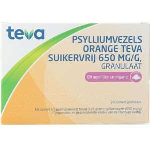Teva Psylliumvezels orange granulaat SKV  20 sachets