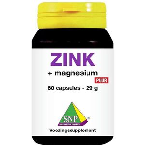 SNP zink + magnesium puur  60 capsules