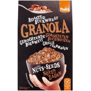 Peak&#039;s Granola roasted buckwheat nuts & seeds glutenvrij  300 gram