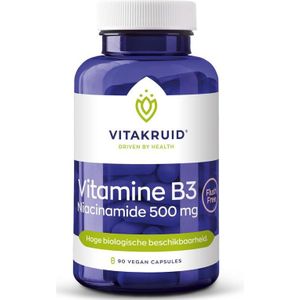 Vitakruid Vitamine B3 Niacinamide 500 mg  90 Vegetarische capsules