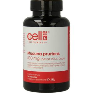 Cellcare Mucuna pruriens 500mg (25% L-dopa)  120 Capsules
