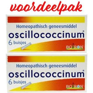 Boiron Oscillococcinum 6 stuks Voordeelpak Duo (2x 6 buisjes)