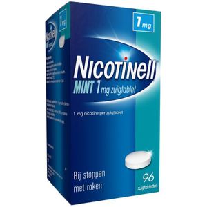 Nicotinell Mint 1 mg  96 zuigtabletten