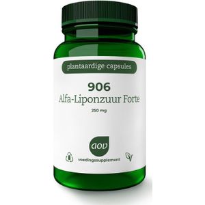 AOV 906 Alfa-liponzuur forte  60 Vegetarische capsules
