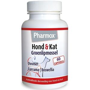 Pharmox Hond/Kat Groenlipmossel  60 capsules