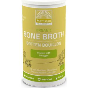 Mattisson Organic beef bone broth botten bouillon bio  180 gram