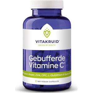 Vitakruid Gebufferde Vitamine C  180 Vegetarische capsules