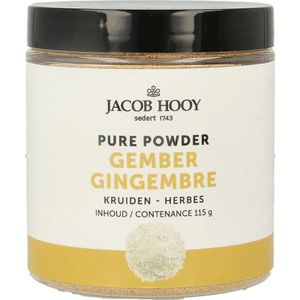 Jacob Hooy Pure powder gember  115 Gram