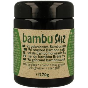 Bambu Salz Bamboezout zeer grof 9x gebrand  270 gram
