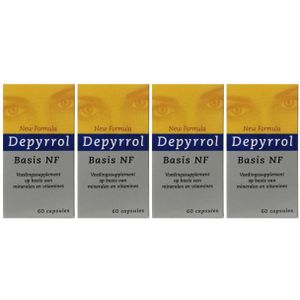 Depyrrol Basis NF (Nieuwe Formule) vier-pak 4x 60 capsules