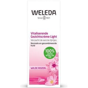 Weleda Wilde rozen vitaliserende gezichtscreme light  30 Milliliter