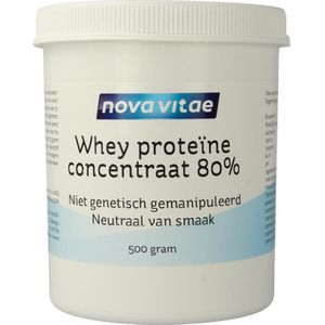 Nova Vitae Whey proteine concentraat 80%  500 gram