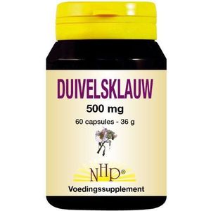 NHP Duivelsklauw 500mg  60 capsules