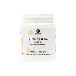 Groene Os L-Lysine en Vitamine B6 hond/kat  100 gram