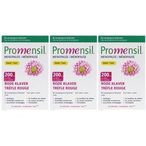 Promensil Sterk trio-pak 3x 30 tabletten (=voorheen Extra Sterk, nog zelfde samenstelling)