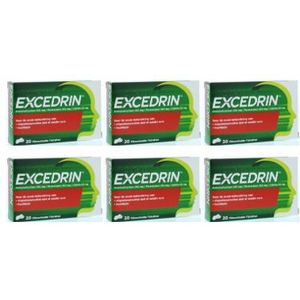 Excedrin Migraine/Pijnstiller zes-pak  6x 20 tabletten